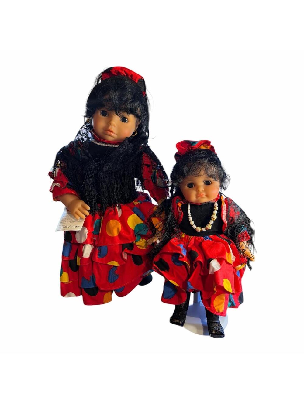 Doll Lissi doll set from 1994, specifically "Lita" and "Lupe," which are part of